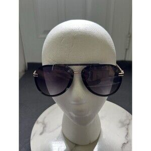 Jessica Simpson Aviator Black & Gold Sunglasses J6195 Glam Chic Rocker Outdoors